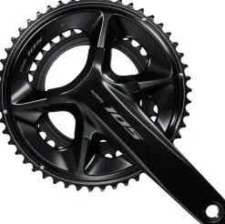 Shimano 105 FC-R7100 Crankset - 172.5mm 12-Speed 52/36t 110 Asymmetric BCD Hollowtech II Spindle Interface BLK