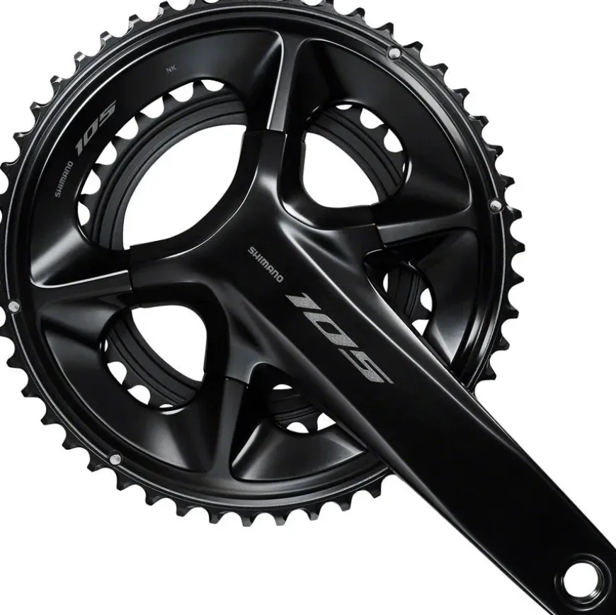 Shimano 105 FC-R7100 Crankset - 172.5mm 12-Speed 52/36t 110 Asymmetric BCD Hollowtech II Spindle Interface BLK