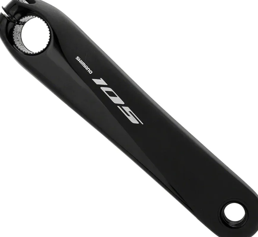 Shimano 105 FC-R7000 Crankset - 160mm 11-Speed W/O Rings 110 BCD Hollowtech Crank Arms Hollowtech II Spindle Interface BLK