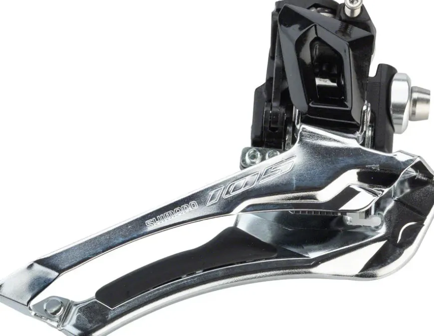 Shimano 105 FD-R7000-FL Front Derailleur - 11-Speed Double Braze-On Down-Swing BLK