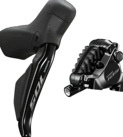 Shimano 105 ST-R7170-RE Di2 Shift/Brake Lever BR-R7170 Hydraulic Disc Brake Caliper - Rear 12-Speed Flat Mount