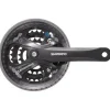 Shimano Acera FC-M361 Crankset - 170mm 7/8-Speed 42/32/22t 104/64 BCD Square Taper JIS Spindle Interface BLK