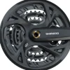 Shimano Altus FC-M371 Crankset - 170mm 9-Speed 48/36/26t Riveted Square Taper JIS Spindle Interface BLK