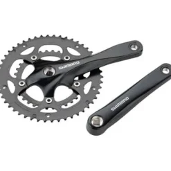 Shimano Claris FC-RS200 Crankset - 170mm 8-Speed 50/34t 110 BCD Square Taper JIS Spindle Interface BLK