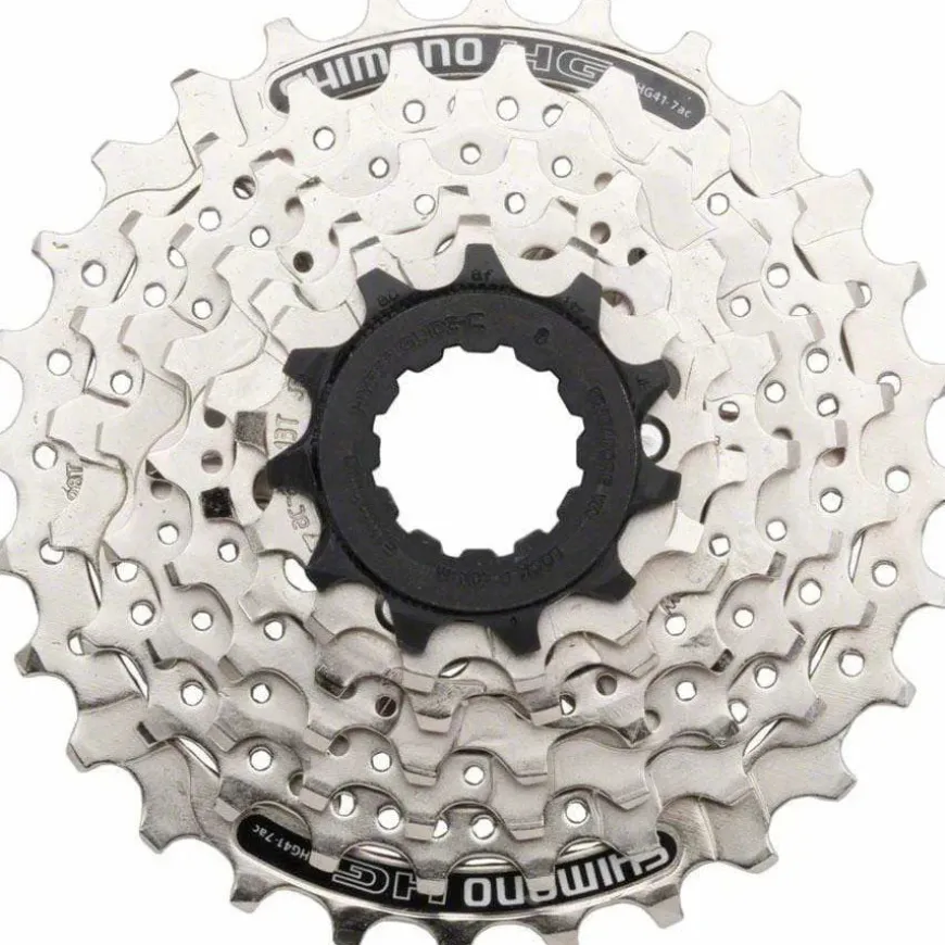 Shimano CS-HG41 Cassette - 7 Speed 11-28t Silver