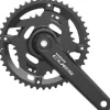 Shimano CUES FC-4010-2 Crankset - 170mm 9/10-Speed 46/30t Riveted Hollowtech II Spindle Interface BLK