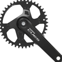 Shimano CUES FC-U4000-1 Crankset - 175mm 9/10/11-Speed 42t Riveted Square Taper JIS Spindle Interface BLK