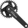 Shimano CUES FC-U4000-1 Crankset - 175mm 9/10/11-Speed 32t Riveted Square Taper JIS Spindle Interface BLK