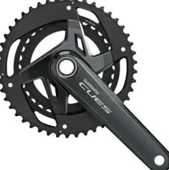 Shimano CUES FC-U8000-2 Crankset - 175mm 11-Speed 46/32t Asymmetric 96 BCD Hollowtech II BLK