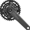 Shimano CUES FC-U6000-2 Crankset - 170mm 9/10/11-Speed 36/22t Asymmetric 96 BCD Hollowtech II BLK