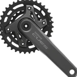 Shimano CUES FC-U6000-2 Crankset - 170mm 9/10/11-Speed 36/22t Asymmetric 96 BCD Hollowtech II BLK