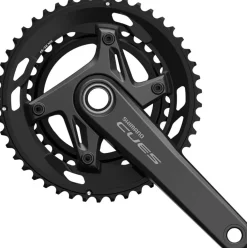 Shimano CUES FC-U6030-2 Crankset - 170mm 9/10-Speed 50/34t Asymmetric 110 BCD BLK