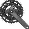 Shimano CUES FC-U6000-2 Crankset - 170mm 9/10-Speed 46/30t Asymmetric 110 BCD Hollowtech II BLK