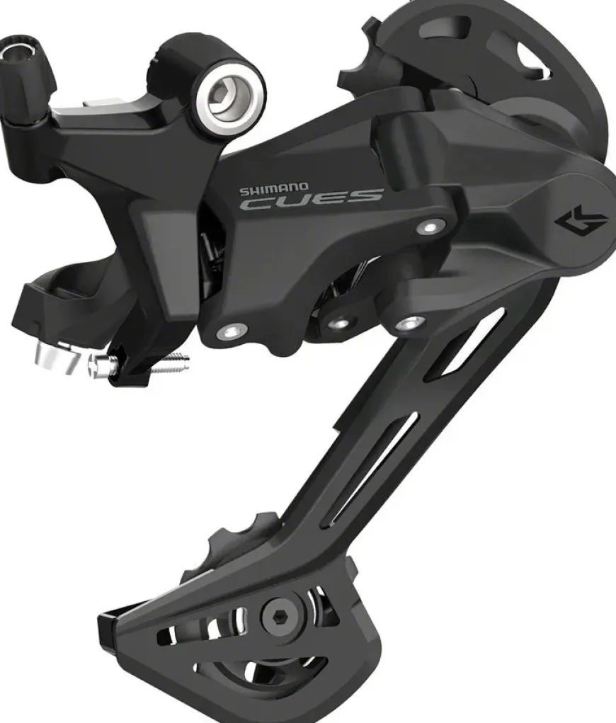 Shimano CUES RD-U3020-SGS Rear Derailleur - 9-Speed Shadow Design Direct Attach Long Cage BLK