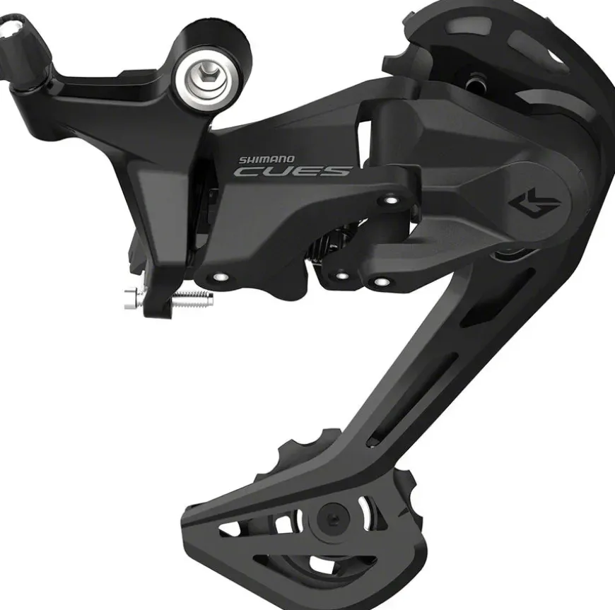 Shimano CUES RD-U3020-SGS Rear Derailleur - 9-Speed Shadow Design Direct Attach Long Cage BLK
