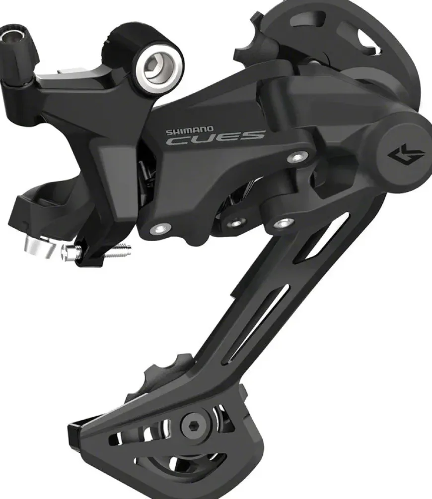 Shimano CUES RD-U4020-SGS Rear Derailleur - 9-Speed Shadow Design Direct Attach Medium Cage BLK