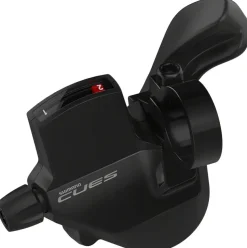 Shimano CUES SL-U6000-L Shifter - Left 2-Speed Rapidfire Plus Mono Optical Gear Display BLK