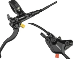 Shimano Deore BL-M4100/BR-MT410 Disc Brake Lever - Rear Hydraulic Resin Pads Gray