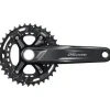 Shimano Deore FC-M4100-2 Crankset - 175mm 10-Speed 36/26t 96/64 BCD For 48.8mm Chainline BLK