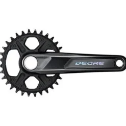 Shimano Deore FC-M6130-1 Crankset - 175mm 12-Speed 32t Black