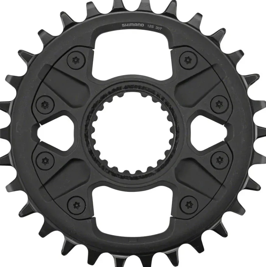 Shimano Deore FC-M6100-1 Direct Mount Chainring - 30t 12-Speed Black