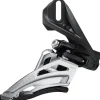 Shimano Deore FD-M4100-D Front Derailleur - 10-Speed Double Side Swing Front Pull Direct Mount Silver/BLK