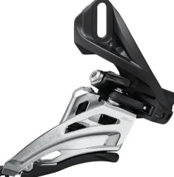Shimano Deore FD-M4100-D Front Derailleur - 10-Speed Double Side Swing Front Pull Direct Mount Silver/BLK