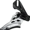Shimano Deore FD-M5100-D Front Derailleur - 11-Speed Double Side Swing Front Pull Direct Mount BLK/Silver