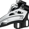 Shimano Deore FD-M5100-E Front Derailleur - 11-Speed Double Side Swing Front Pull E-Type Mount BLK/Silver