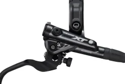 Shimano Deore XT BL-M8100/BR-M8120 Disc Brake Lever - Rear Hydraulic Post Mount 4-Piston Finned Pads I-SPEC EV Clamp Band BLK