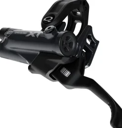 Shimano Deore XT BR-M8220 Disc Brake BL-M8200 Lever - Left/Front Post Mount 4-Piston Caliper SM-BH90-SBM Hose Fin Metal Pads BLK