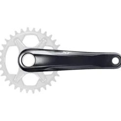 Shimano Deore XT FC-M8100-1 Crankset - 165mm 12-Speed 1x Direct Mount Hollowtech II Spindle Interface BLK