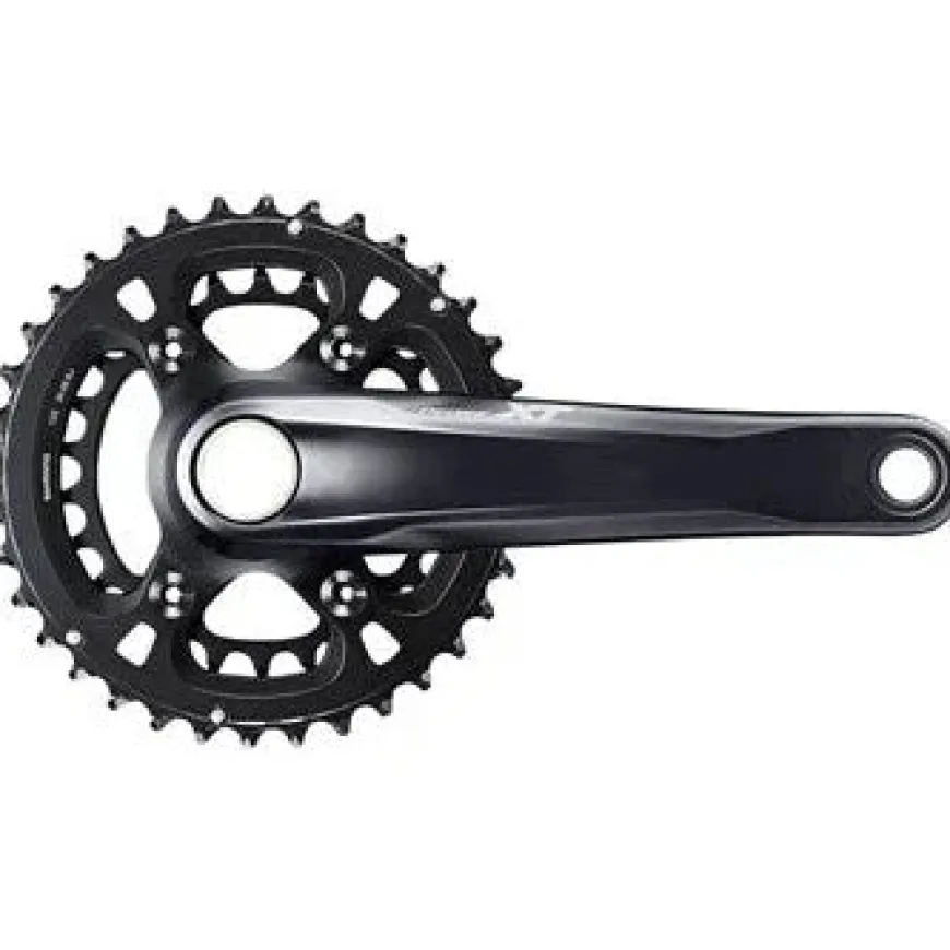 Shimano Deore XT FC-M8100-2 Crankset - 175mm 12-Speed 36/26t Direct Mount Hollowtech II Spindle Interface BLK