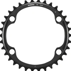 Shimano Dura-Ace FC-R9200 12-Speed Chainring - 34t Asymmetric 110 BCD BLK NK