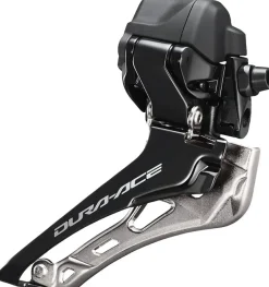 Shimano Dura-Ace FD-R9250 Di2 Front Derailleur - 2x12-Speed Braze-on Down Swing For 50-55t Max BLK/Silver