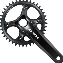 Shimano GRX FC-RX820-1 Crankset - 175mm 12-Speed 40t 110 BCD Hollowtech II BLK
