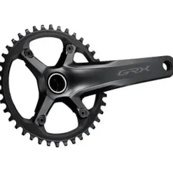 Shimano GRX FC-RX600-1 Crankset - 170mm 11-Speed 40t 110 BCD Hollowtech II Spindle Interface BLK