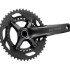 Shimano GRX FC-RX600-11 Crankset - 175mm 11-Speed 46/30t 110/80 BCD Hollowtech II Spindle Interface BLK