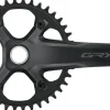 Shimano GRX FC-RX610-1 Crankset - 175mm 12-Speed 40t 110 BCD Hollowtech II Spindle Interface BLK
