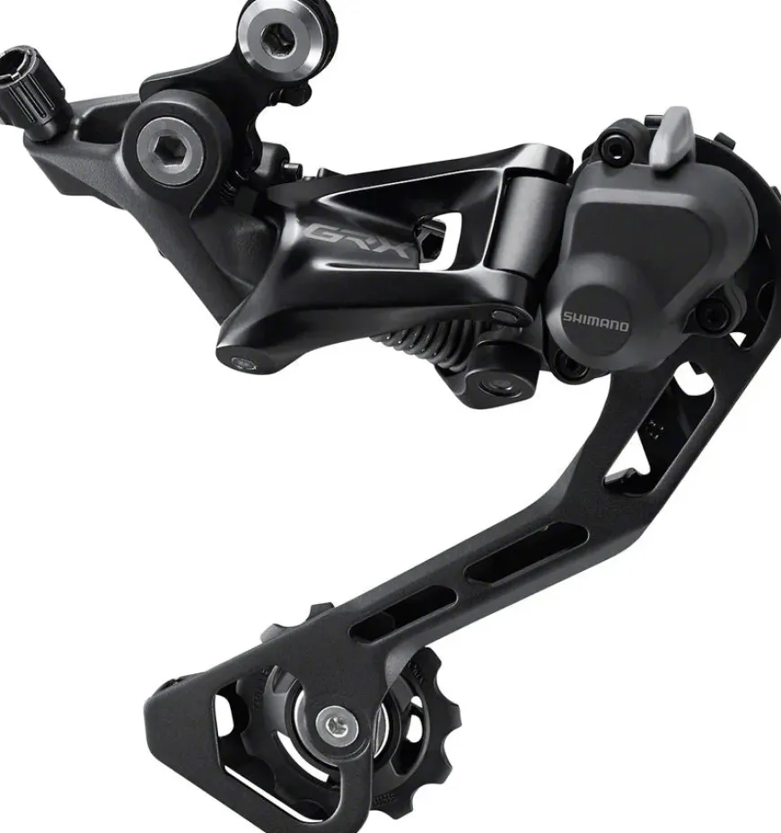 Shimano GRX RD-RX400 Rear Derailleur - 10-Speed Long Cage Black With Clutch