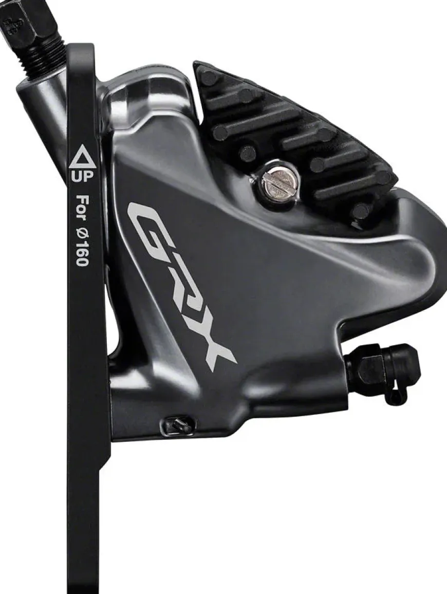 Shimano GRX ST-RX815 2 x 11-Speed Di2 Left Drop-Bar Shifter/Hydraulic Brake Lever BR-RX810 Flat Mount Caliper Pre-Bled 1000mm Hose