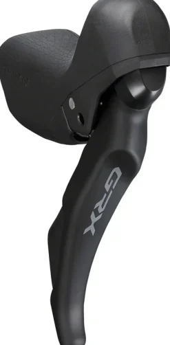 Shimano GRX ST-RX600 Shift/Brake Lever BR-RX400 Hydraulic Disc Brake Caliper - Right/Rear 11-Speed Flat Mount Caliper BLK