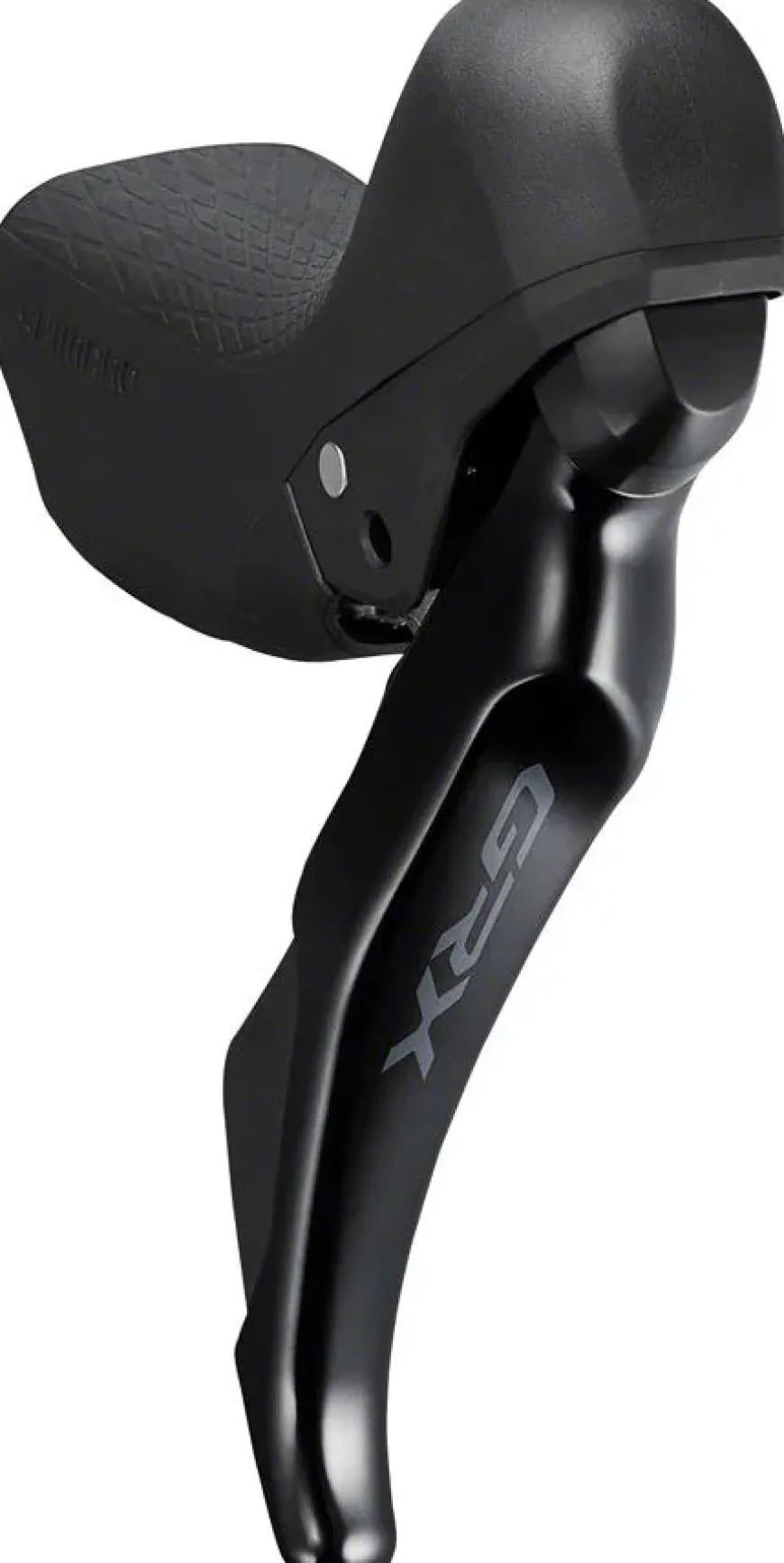 Shimano GRX ST-RX400/BR-RX400 Hydraulic Disc Brake Brake/Shift Lever - Right 10-Speed Flat Mount Finned Resin Pads BLK