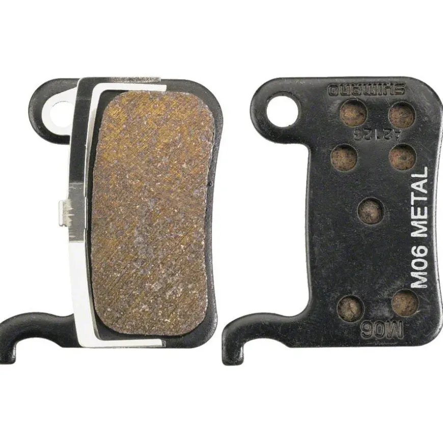 Shimano M06-MX Disc Brake Pads Springs - Metal Compound Steel Back Plate One Pair