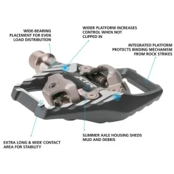 Shimano PD-M9120 XTR Mountain Bike Pedals - Trail