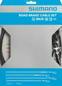 Shimano Road PTFE Brake Cable and Housing Set Black