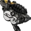 Shimano Saint BL-M820-B/BR-M820 Disc Brake Lever - Front Hydraulic Post Mount Finned Metal Pads BLK