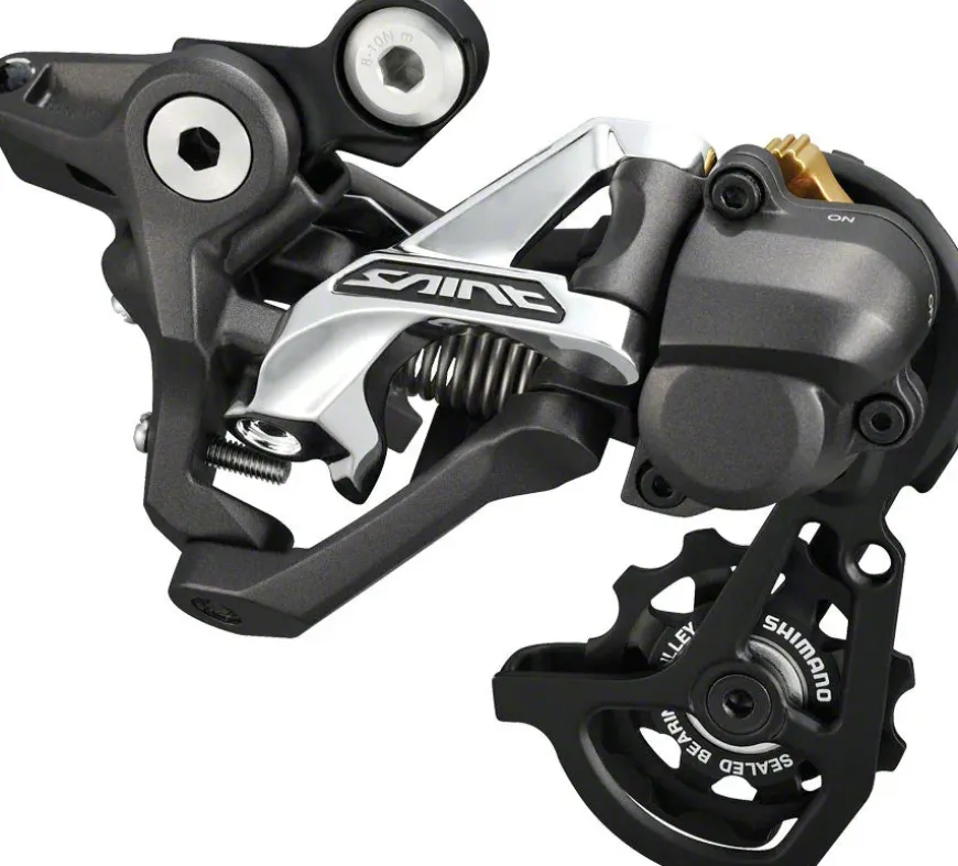 Shimano Saint RD-M820-SS1 Rear Derailleur - 10 Speed Short Cage Black