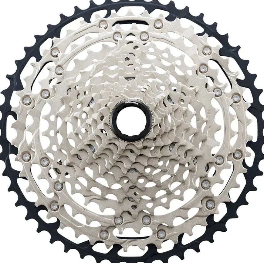 Shimano SLX CS-M7100 Cassette - 12-Speed 10-51t Silver/Black Micro Spline
