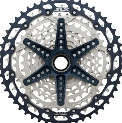 Shimano SLX CS-M7100 Cassette - 12-Speed 10-45t Silver/Black Micro Spline